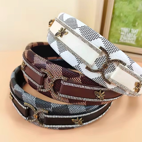 Handmade Accessories - Rhinestone Bee Headband (1)